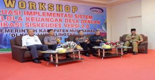 Workshop Implementasi Sistem Tata Kelola Keuangan Desa Dengan Aplikasi Siskeudes Versi 2.0